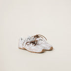 530 SL Mules – Édition Blanche Cuir Blanchi