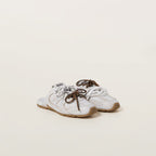530 SL Mules - Cuir Blanchi & Semelle Gomme Blanc
