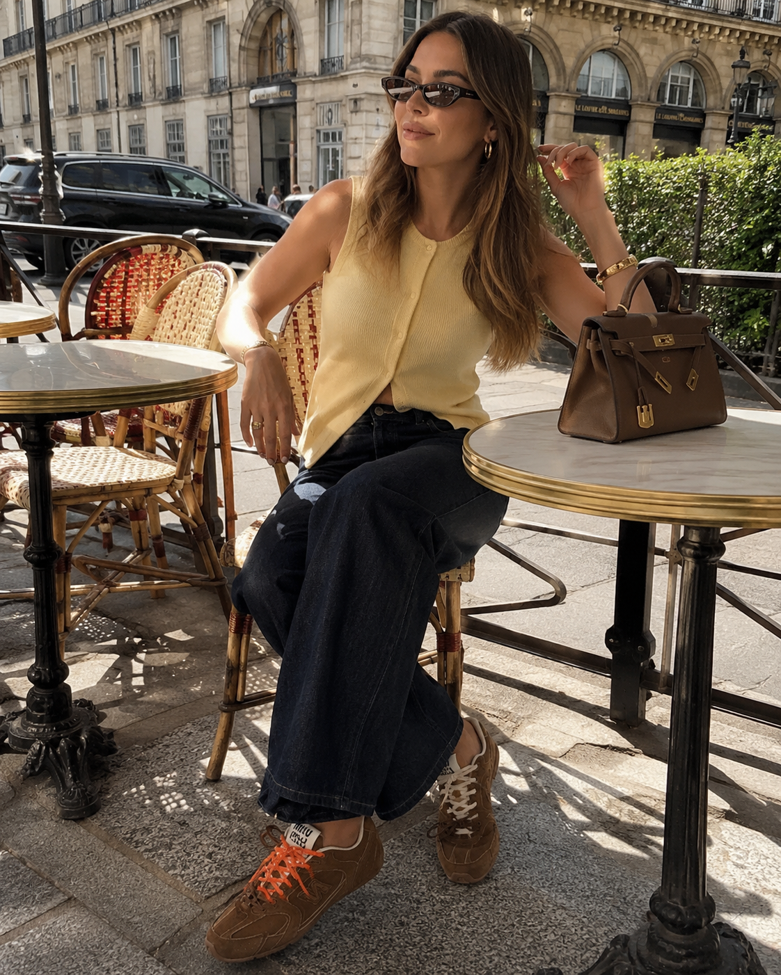 530 SL Mules – Édition Daim Cannelle