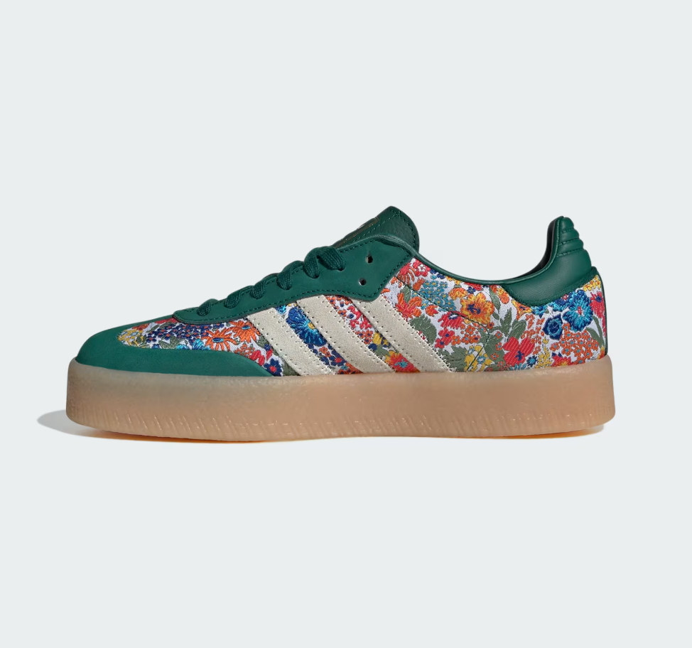 Gzl x L. London Floral Sambae Collegiate Green
