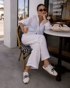530 SL Mules - Cuir Blanchi & Semelle Gomme Blanc