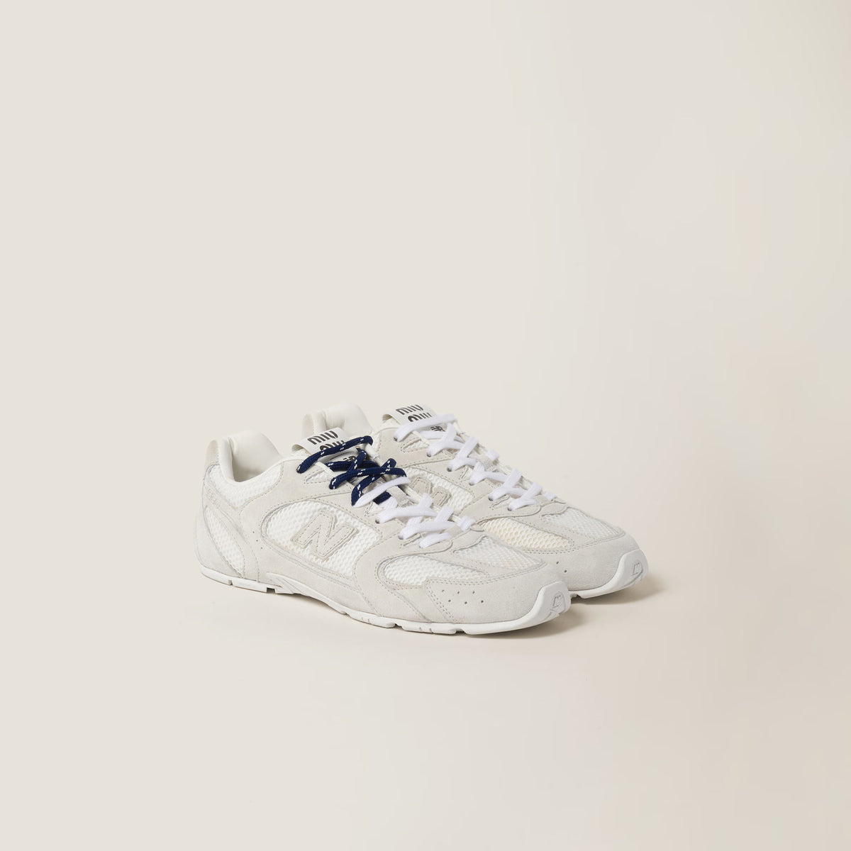 530 SL Runner – Édition Blanche Daim et Mesh