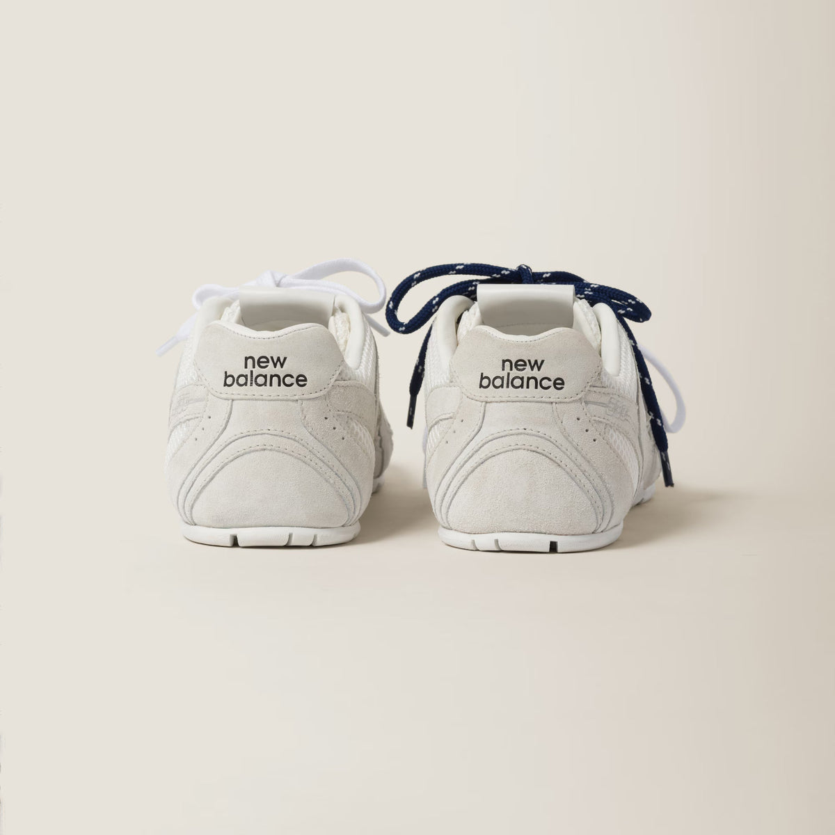 530 SL Runner – Édition Blanche Daim et Mesh