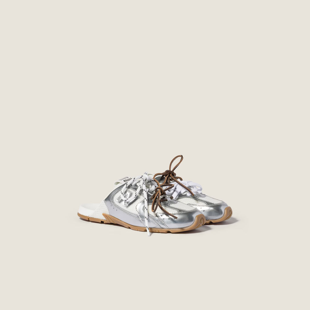 530 SL Mules - Cuir Métallique et Mesh