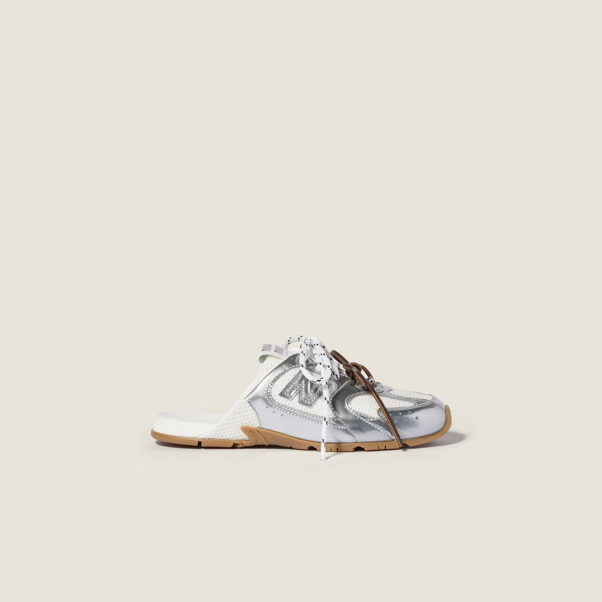 530 SL Mules - Cuir Métallique et Mesh