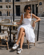 530 SL Mules - Cuir Métallique et Mesh